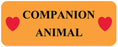 Medical Use Labels - COMPANION ANIMAL, Clinical Care Product, 2-1/4" x 7/8"