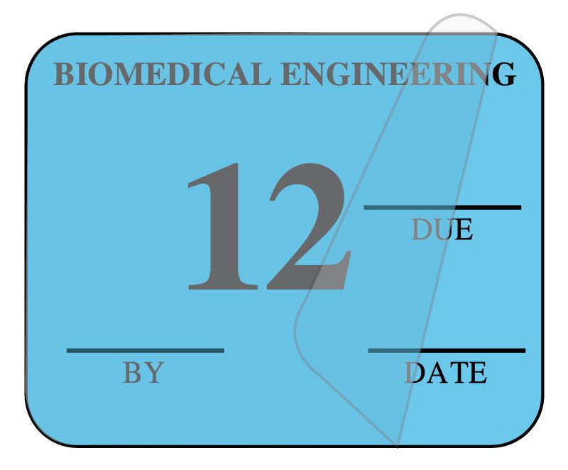 Medical Use Labels - Single Color Biomedical Inspection Labels