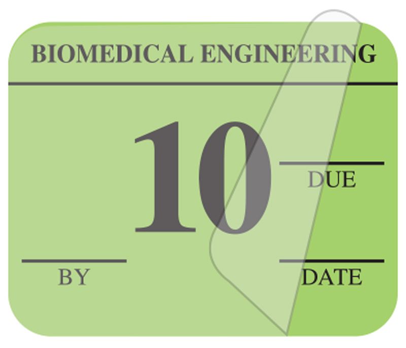 Medical Use Labels - Single Color Biomedical Inspection Labels