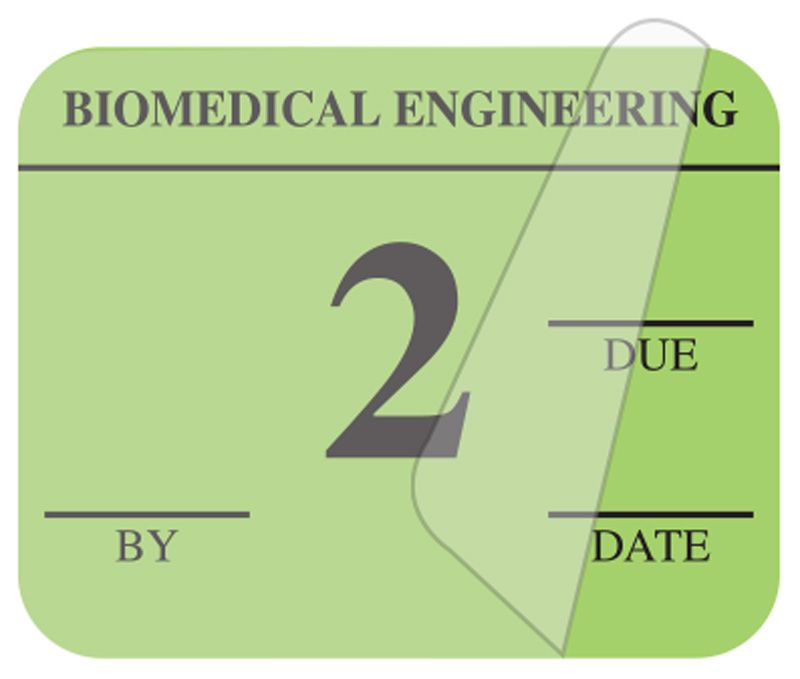 Medical Use Labels - Single Color Biomedical Inspection Labels