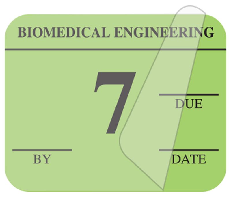 Medical Use Labels - Single Color Biomedical Inspection Labels