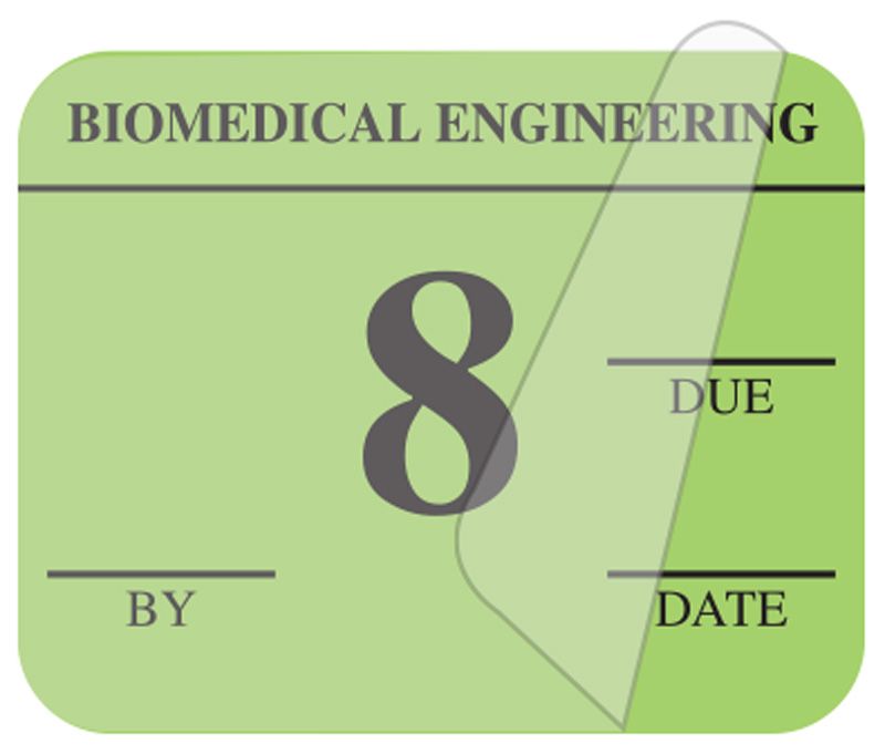 Medical Use Labels - Single Color Biomedical Inspection Labels