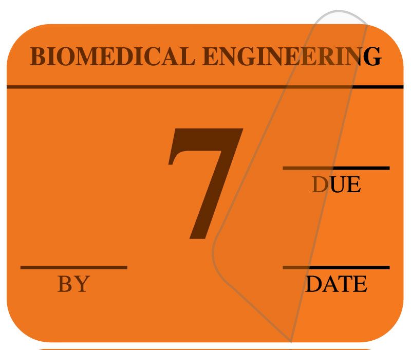 Medical Use Labels - Single Color Biomedical Inspection Labels