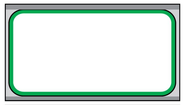 Medical Use Labels - Direct Thermal Printer Label, 3/4" Core, Green Border