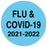 Medical Use Labels - FLU COVID-19 2021/2022, 3/4" x 3/4"