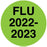 Medical Use Labels - FLU 2022/2023, 1/2" x 1/2"