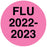 Medical Use Labels - FLU 2022/2023, LAM,1/2" x 1/2"