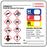 Medical Use Labels - GHS Hazard Label, 2-1/2" x 2-1/2"