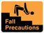 Medical Use Labels - Fall Risk Label, 2-3/8" x 1-3/4"