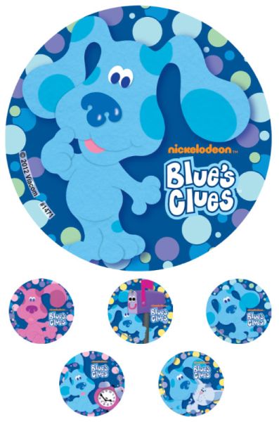 Medical Use Labels - BLUES CLUES, Kids' Sticker, 2-1/2" x 2-1/2"