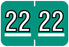 Medical Use Labels - Colwell Compatible 2022 Year Label, 1-1/2" x 1"