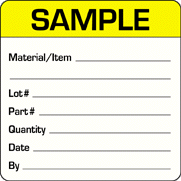 Medical Use Labels - Quality Control Label, 2-1/2" x 2-1/2"