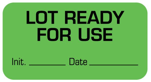 Medical Use Labels - Quality Control Label, Removable, 1-5/8" x 7/8"