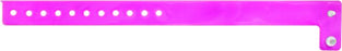 Medical Use Labels - Pink Blank Vinyl Edgeglow Wristband, 10-1/8" X 3/4"