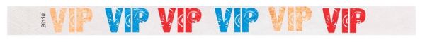 Medical Use Labels - TYVEK Wristband - VIP,10"x 3/4"