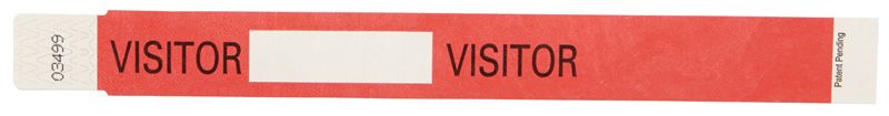 Medical Use Labels - Tyvek Visitor Wristbands