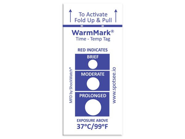 Medical Use Labels - WarmMark Single-Use Temperature Indicator 37C/99F