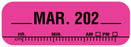 Medical Use Labels - X-Ray Date Label Mar 202__, 1-1/2" x 1/2"