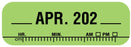 Medical Use Labels - X-Ray Date Label Apr 202__, 1-1/2" x 1/2"