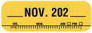 Medical Use Labels - X-Ray Date Label Nov 202__, 1-1/2" x 1/2"