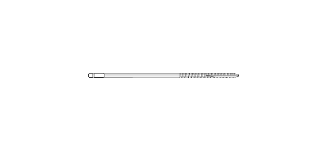 Microaire Surgical Drill Bit Tap Screws - Tap Screw, Drill, Stainless Steel, 2 mm x 1.5 mm - 8053-119