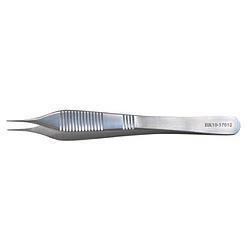 BR Surgical Hudson (Ewald)Tissue Forceps - Hudson-Ewald Tissue Forceps, Nonsterile, Straight Serrated Tips, 4-3/4" - BR10-17212