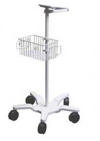 GE Healthcare Rolling Stands for Monitors - Rolling Stand, with Basket for Dash 2500 - 2033904-001