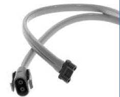 GE Healthcare Straight Reusable Neonatal Airway Adapter - Gray Shroud to Female Slip Luer Air Hose - 107368