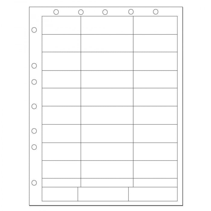 Chart Labels Laser Portrait With Holes, Multiple Size Labels X White - 33 Lbls Per Sheet, 4 Pks Of 250 Sheets Per Case