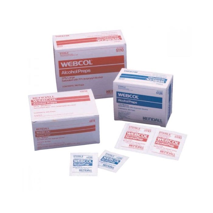 Kendall Webcol Alcohol Preps (Sterile)