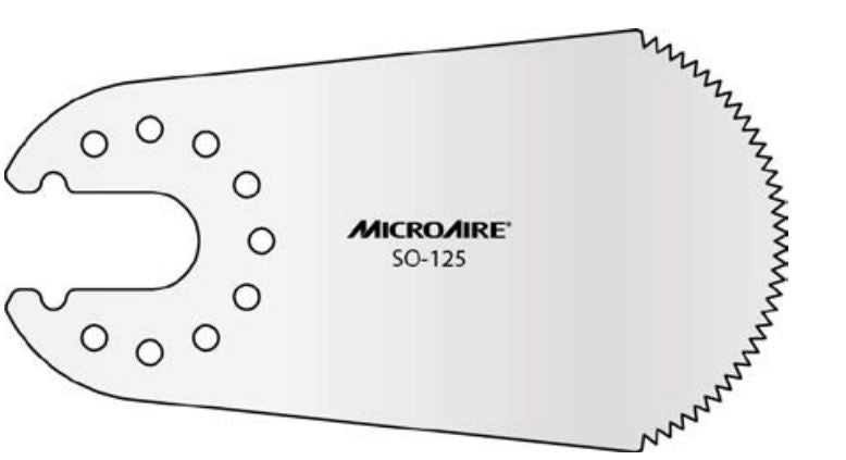 Microaire Sugical Sternum Saw Blades - Sternum Saw Blade, 42 mm x 45 mm x 1.1 mm - SO-125