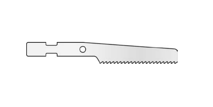 Microaire Sugical Sternum Saw Blades - Sternum Saw Blade, 9.4 mm x 34 mm x 1 mm, Aggressive - ZR-033M