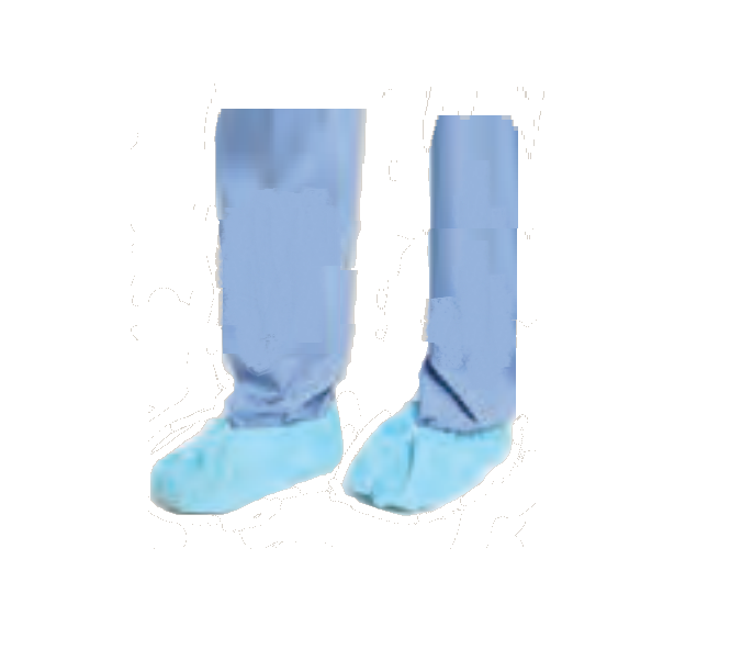 Owens & Minor Inc Owens & Minor Shoe Covers - Nonskid Fluid Resistant Shoe Covers, , Blue, Size XL - 77725