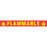 Tape Removable Flammable 1" Core 1/2" X 500" Imprints Yellow 125 500 Inches Per Roll