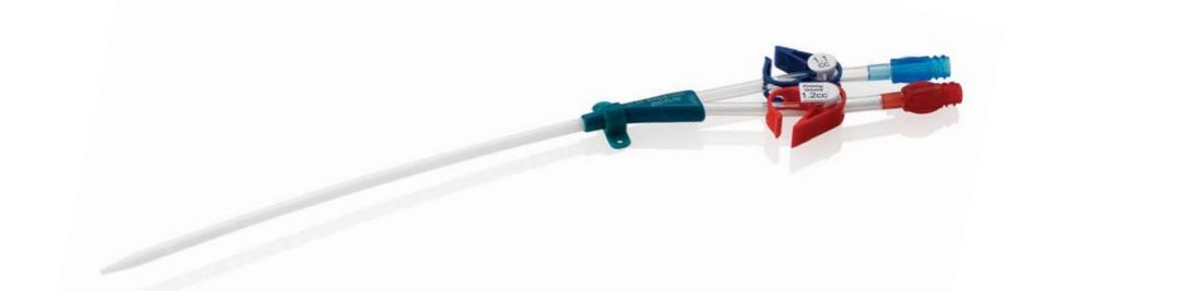 Medical Comp Straight Duo-Flow Catheters - Duo Flow Catheter Tray, Hemodialysis, Polyurethane, 11.5 Fr x 15 cm - MCDLT4000